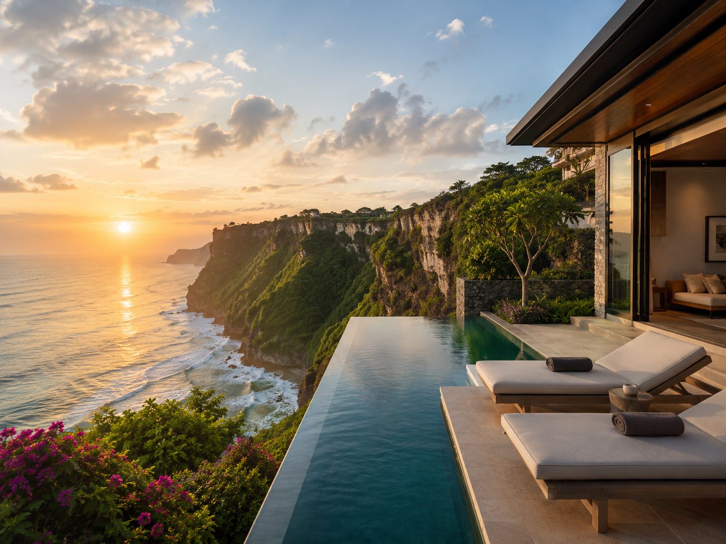 Villa sur les falaises d’Uluwatu